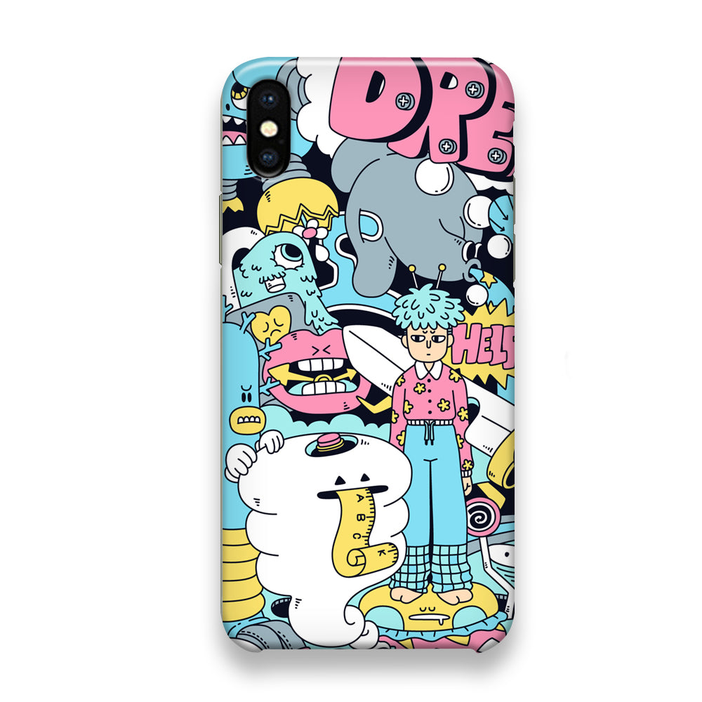 Doodle Dreams iPhone Xs Max Case