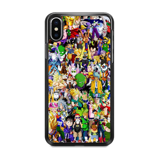 Doodle Goku Collage iPhone X Case