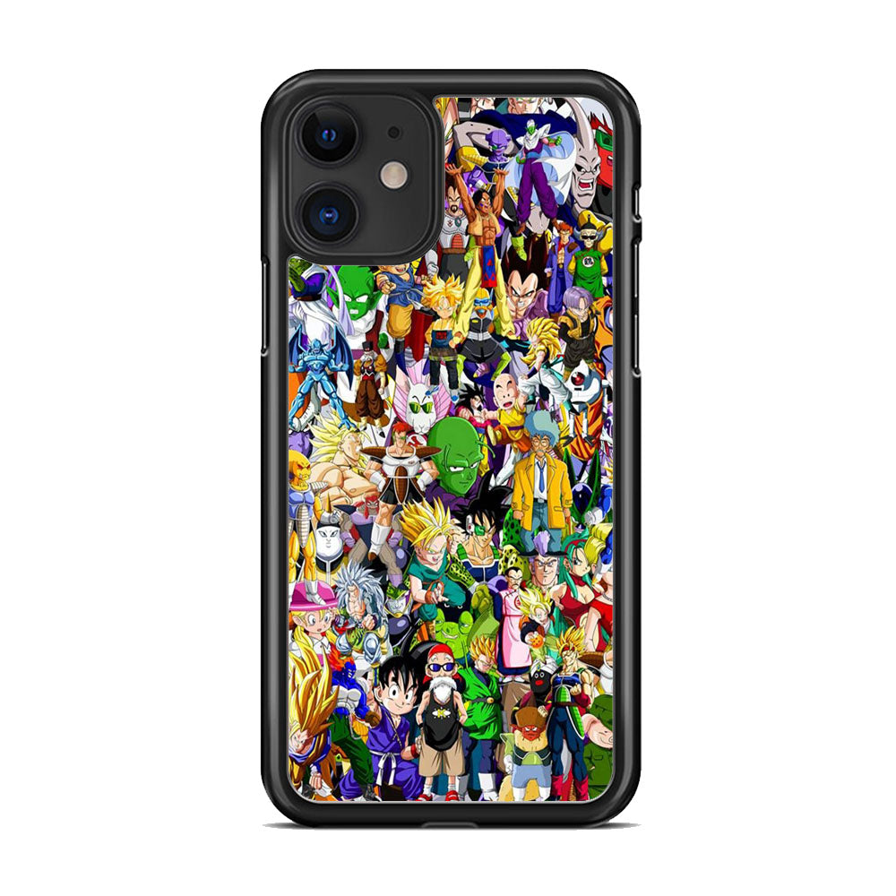 Doodle Goku Collage iPhone 11 Case