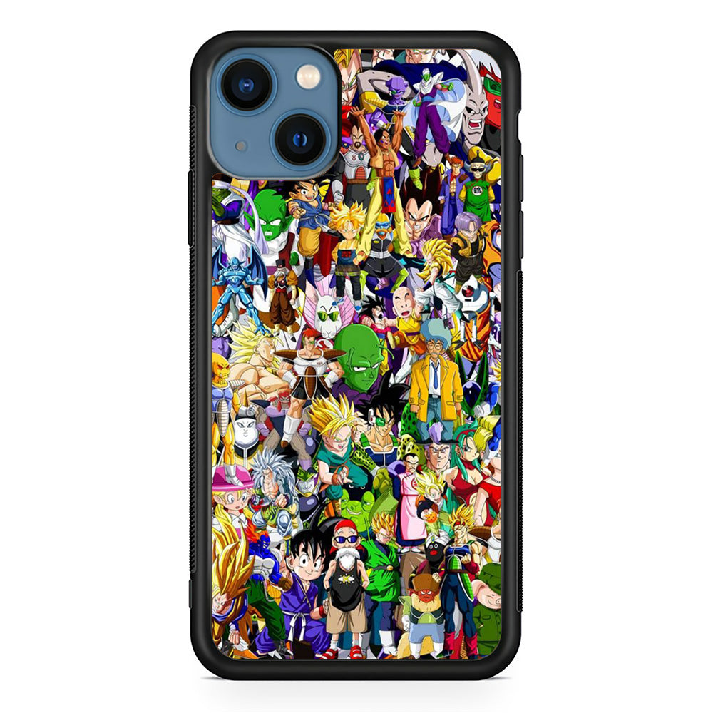 Doodle Goku Collage iPhone 13 Case