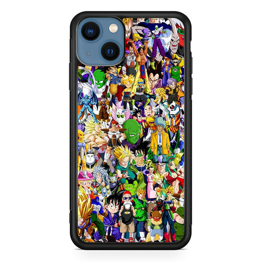 Doodle Goku Collage iPhone 13 Case