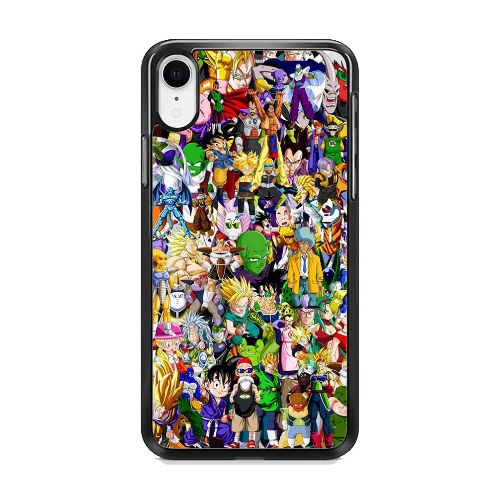 Doodle Goku Collage iPhone XR Case