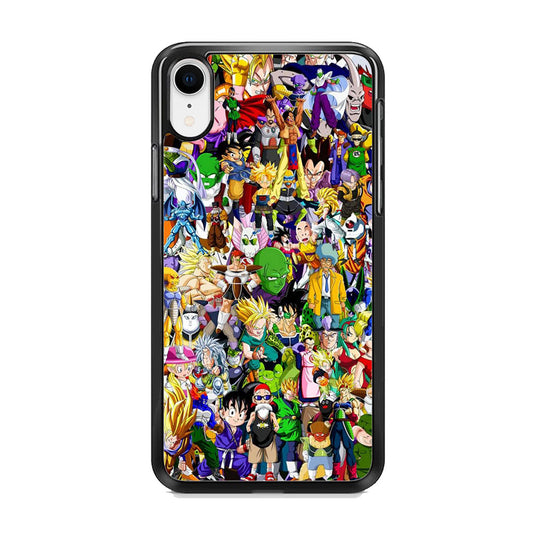 Doodle Goku Collage iPhone XR Case