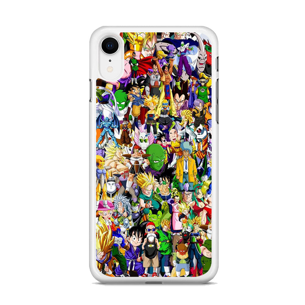 Doodle Goku Collage iPhone XR Case