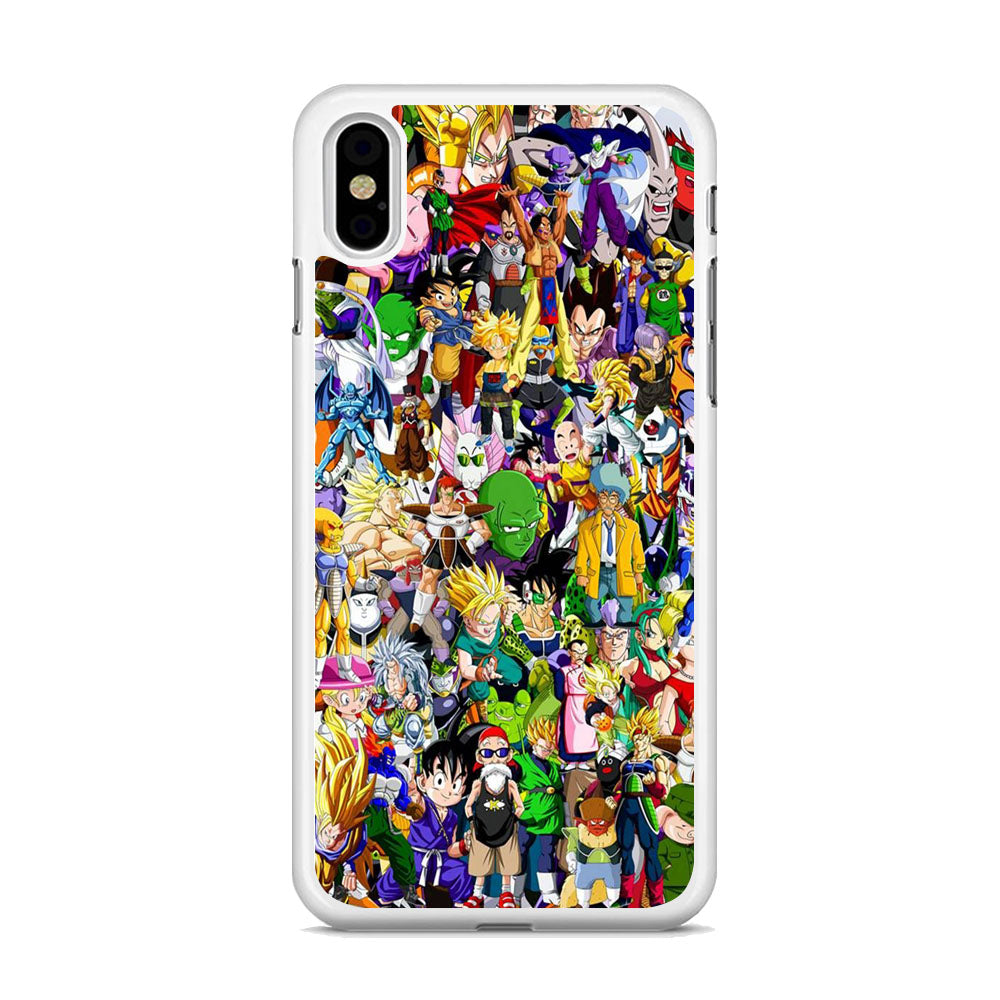 Doodle Goku Collage iPhone Xs Max Case