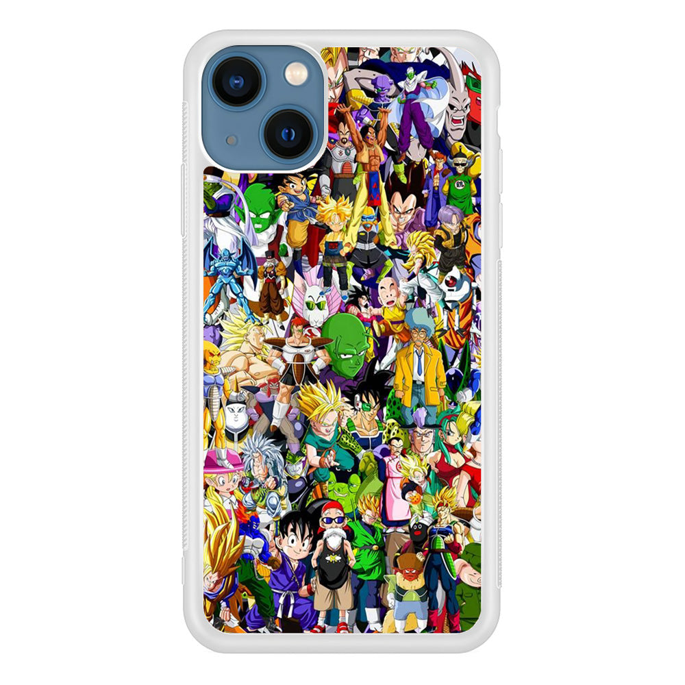 Doodle Goku Collage iPhone 13 Case