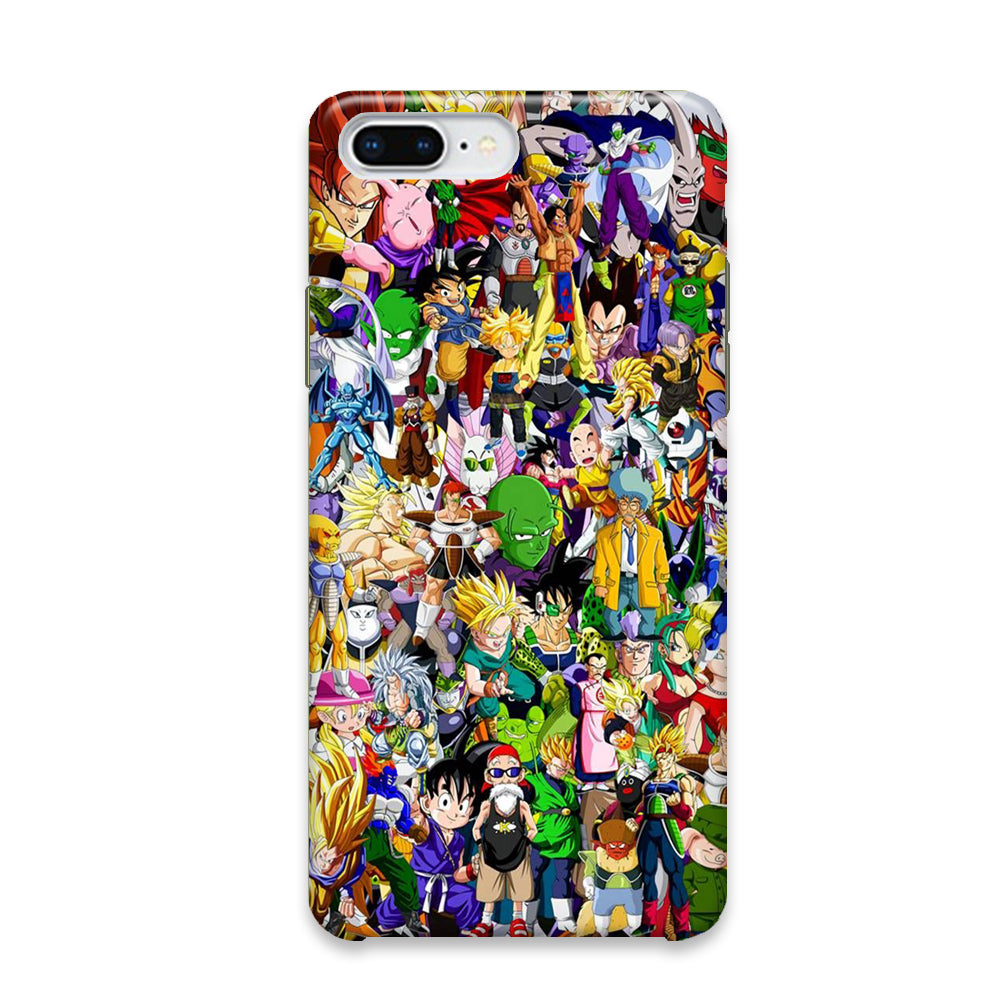 Doodle Goku Collage iPhone 7 Plus Case