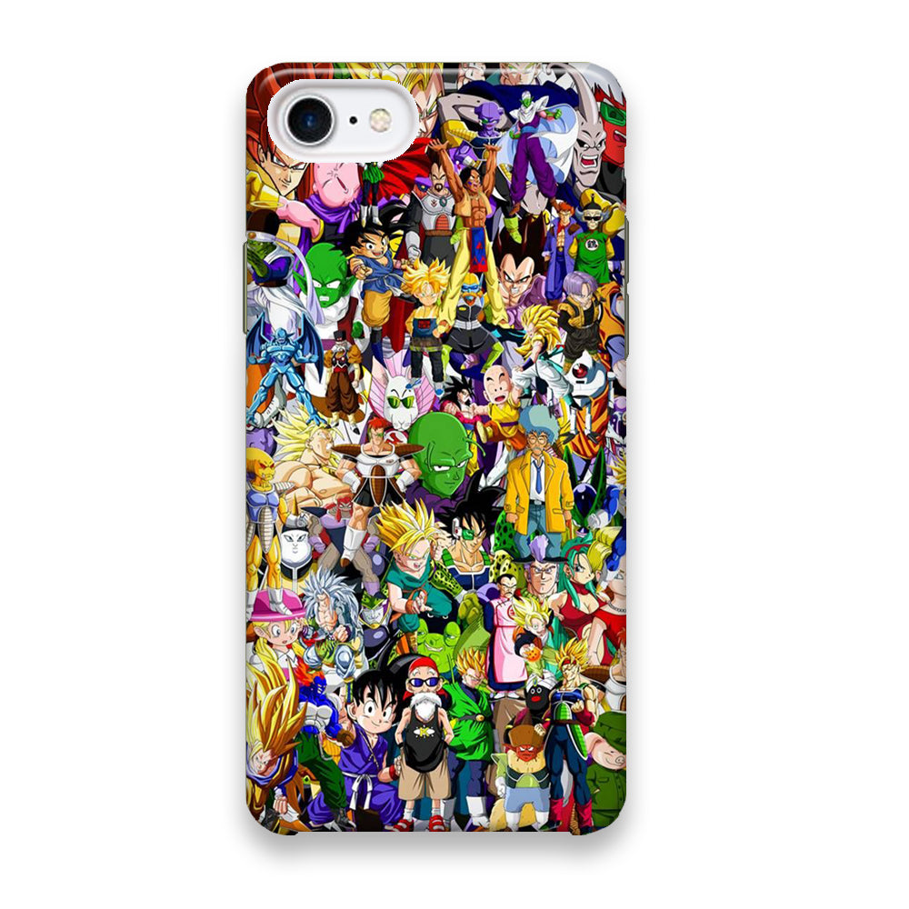 Doodle Goku Collage iPhone 7 Case