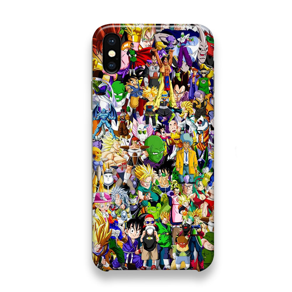 Doodle Goku Collage iPhone X Case