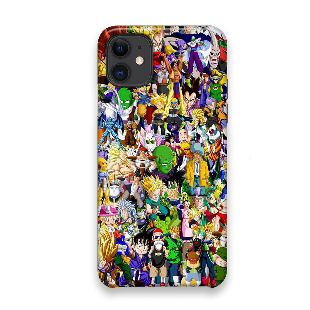 Doodle Goku Collage iPhone 11 Case