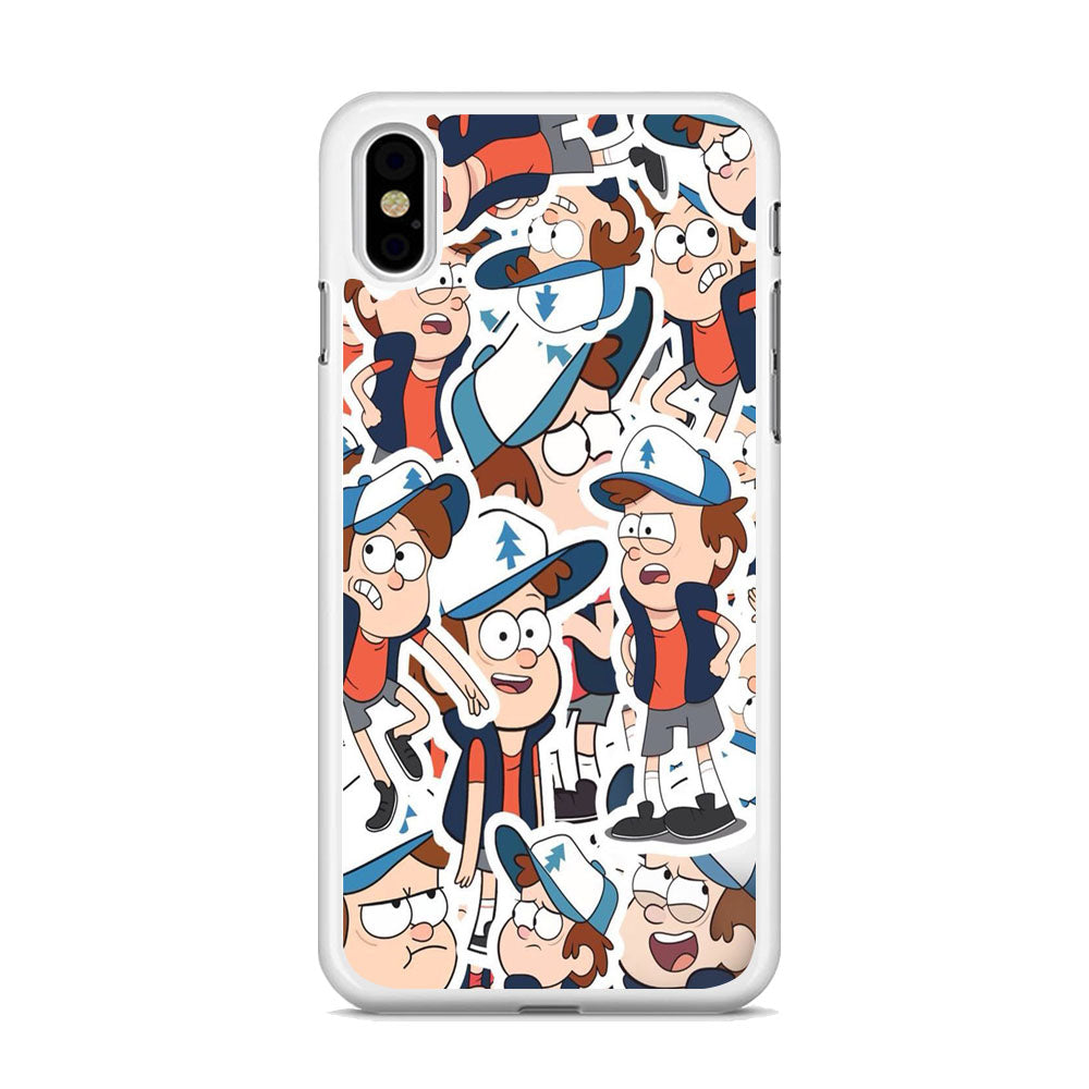 Doodle Mabel Pines iPhone Xs Case