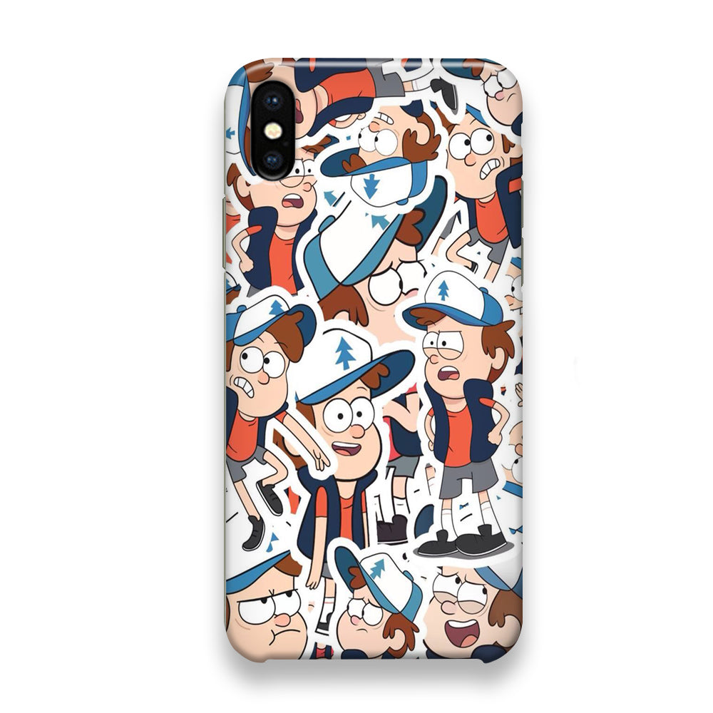 Doodle Mabel Pines iPhone Xs Case