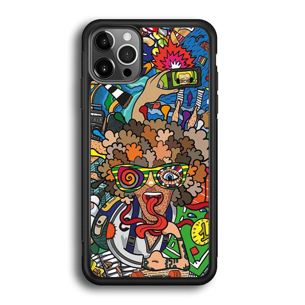 Doodle Olimpyc Sport iPhone 12 Pro Max Case