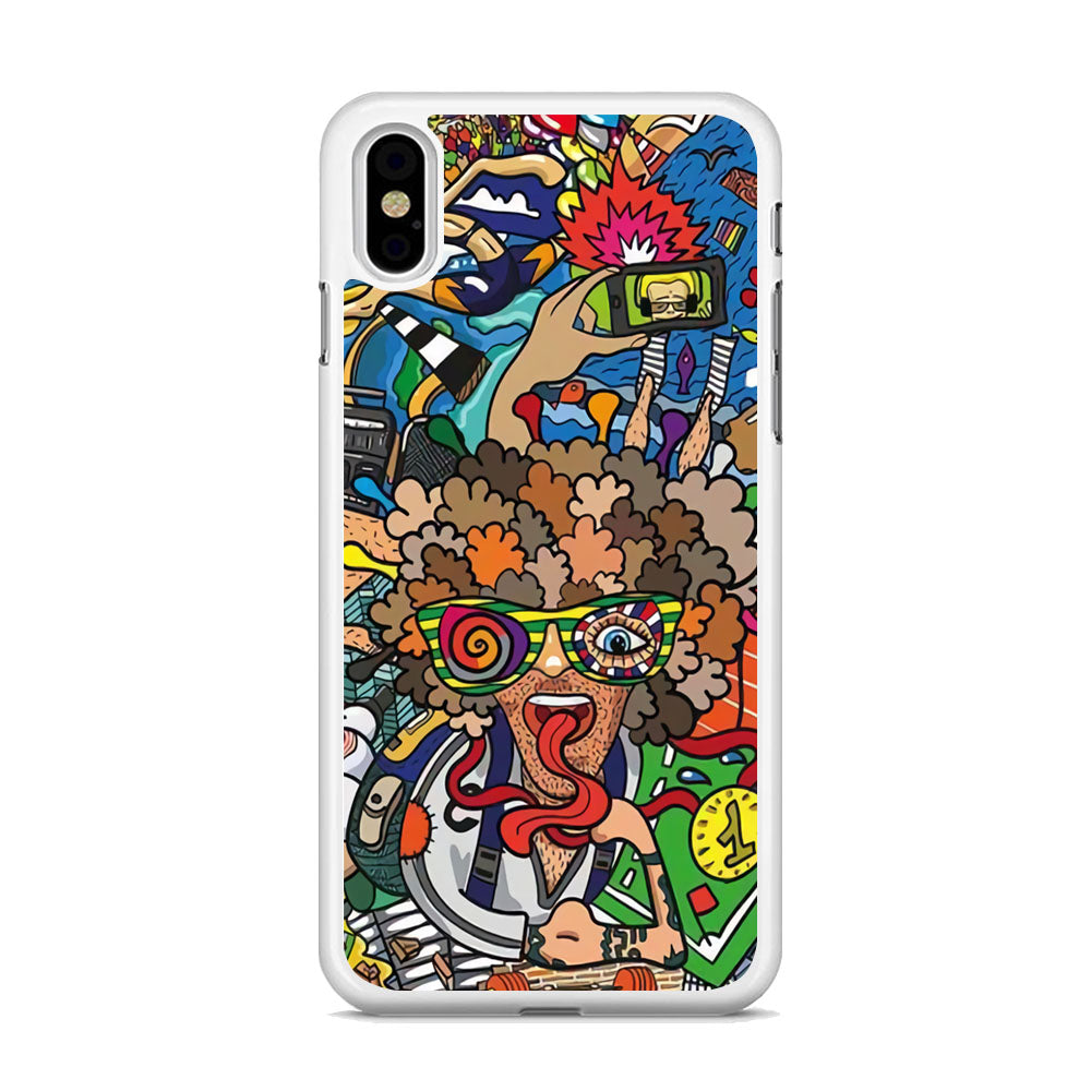 Doodle Olimpyc Sport iPhone X Case