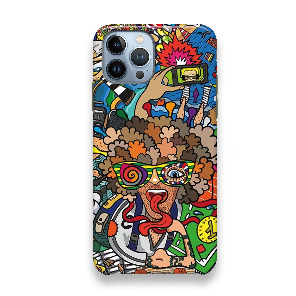 Doodle Olimpyc Sport iPhone 13 Pro Max Case