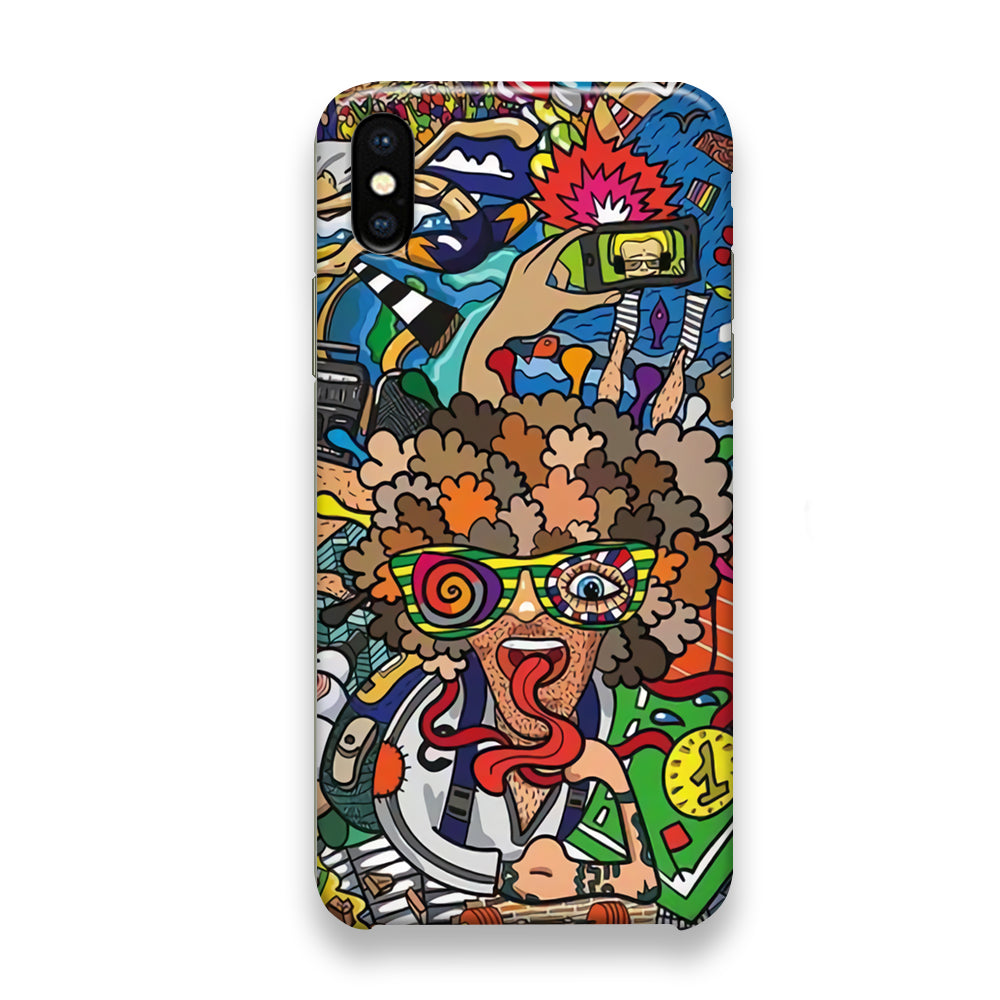 Doodle Olimpyc Sport iPhone Xs Case