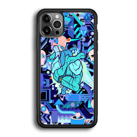 Doodle in Heartbeat iPhone 13 Pro Case - Octracase