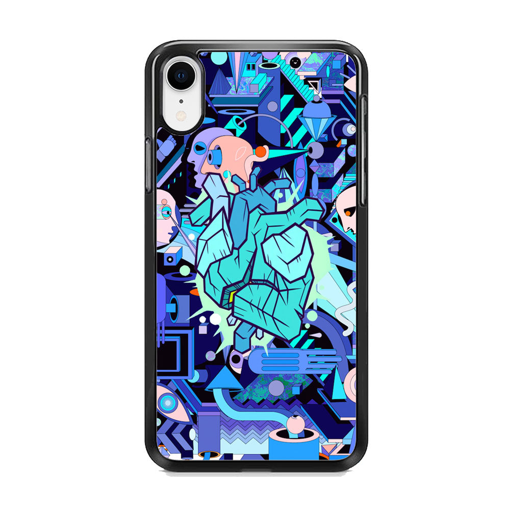 Doodle in Heartbeat iPhone XR Case