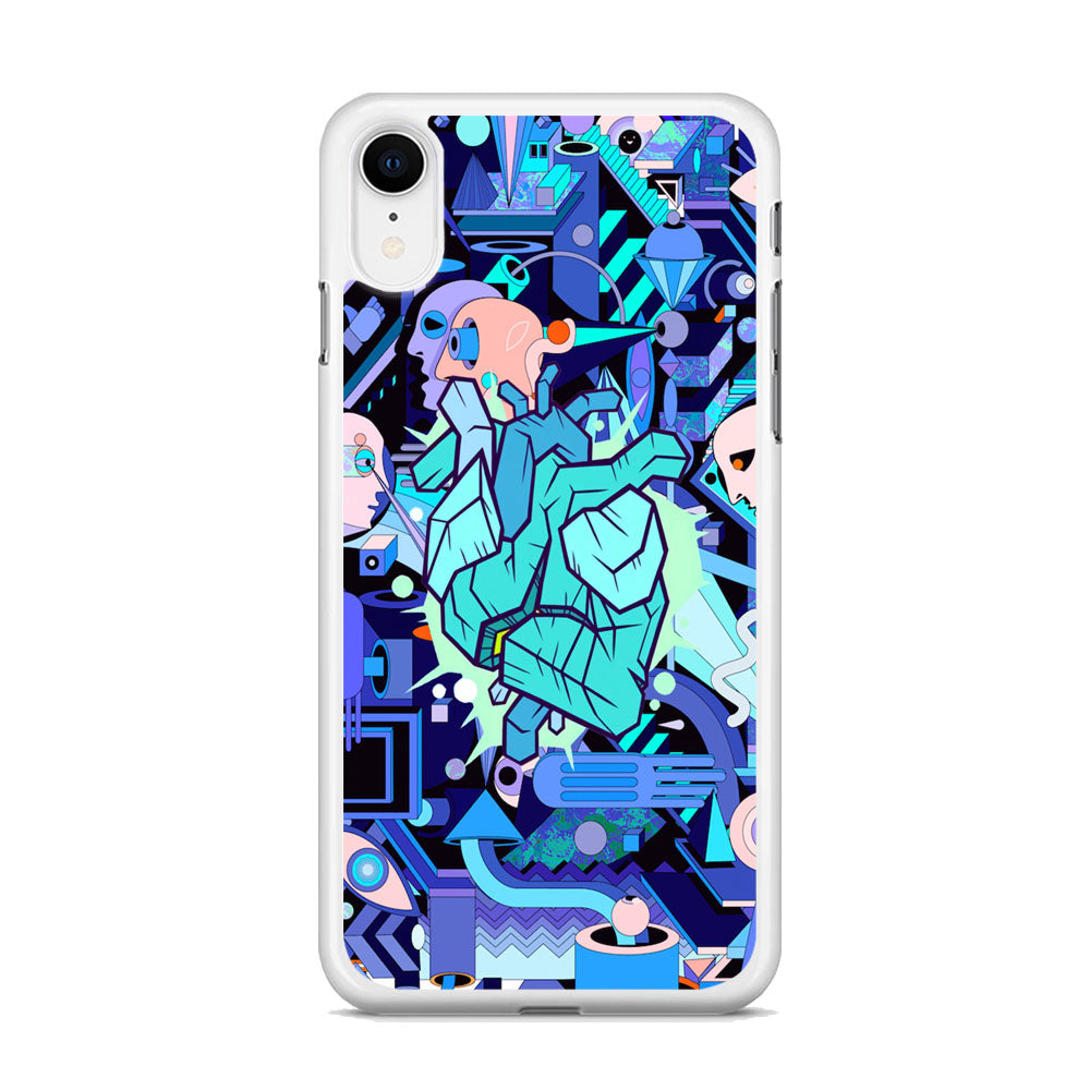 Doodle in Heartbeat iPhone XR Case