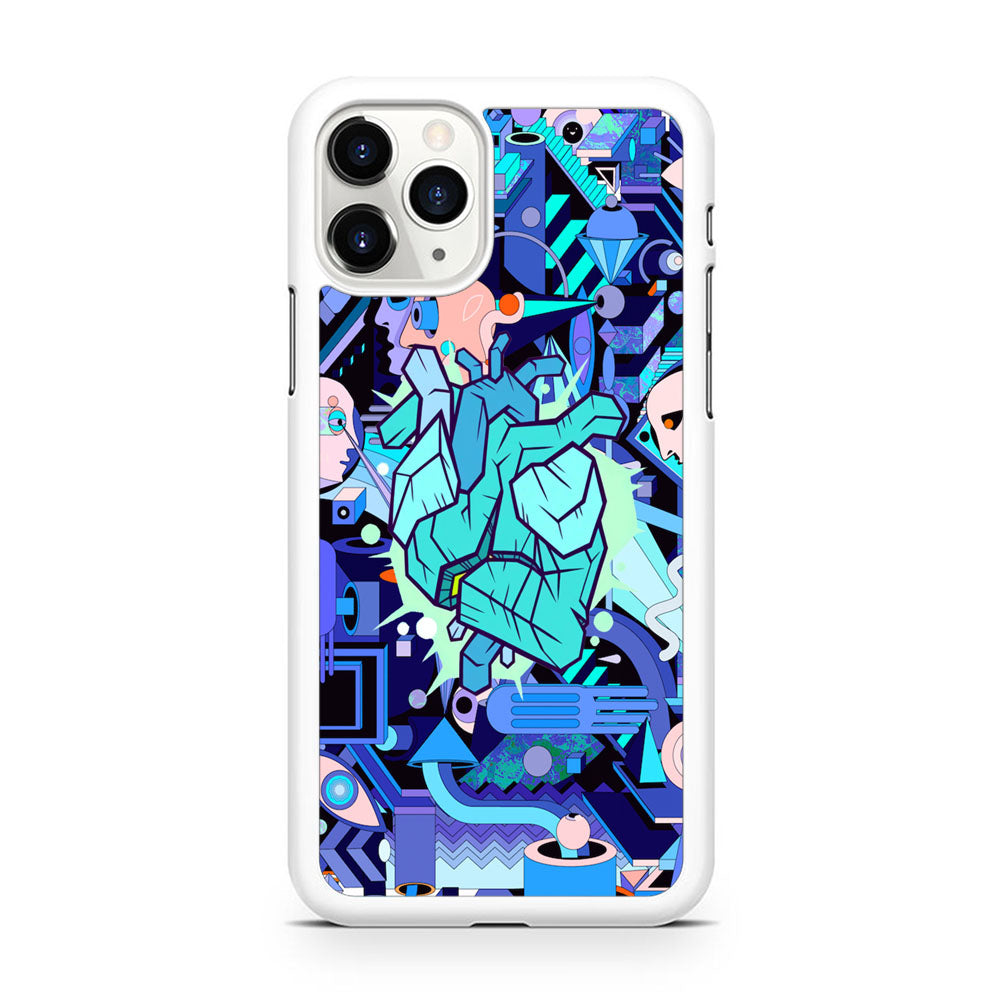 Doodle in Heartbeat iPhone 11 Pro Case