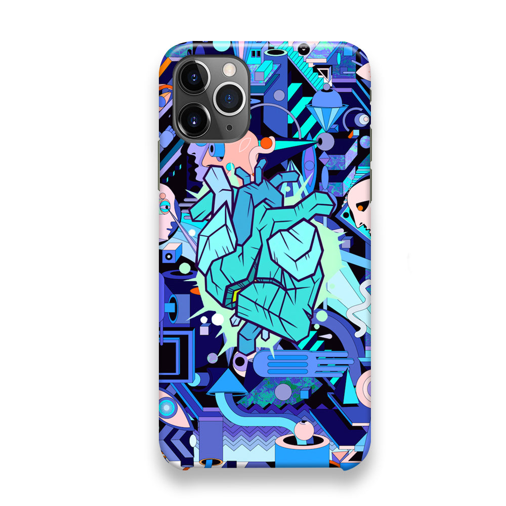 Doodle in Heartbeat iPhone 13 Pro Case - Octracase