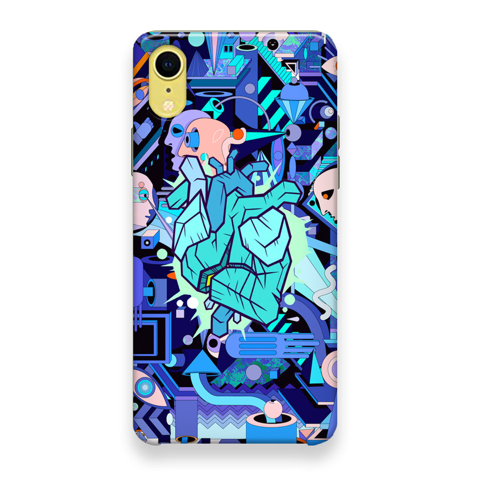 Doodle in Heartbeat iPhone XR Case