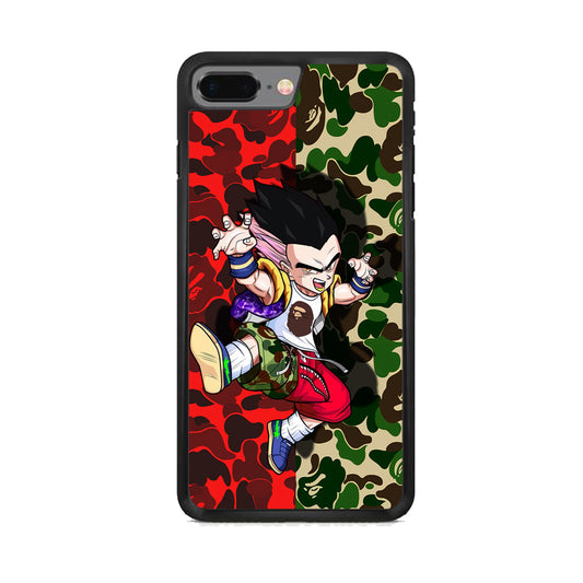 Dragon Ball Red Green Bape Camo iPhone 7 Plus Case - Octracase