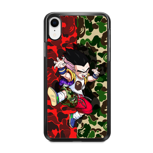 Dragon Ball Red Green Bape Camo iPhone XR Case - Octracase