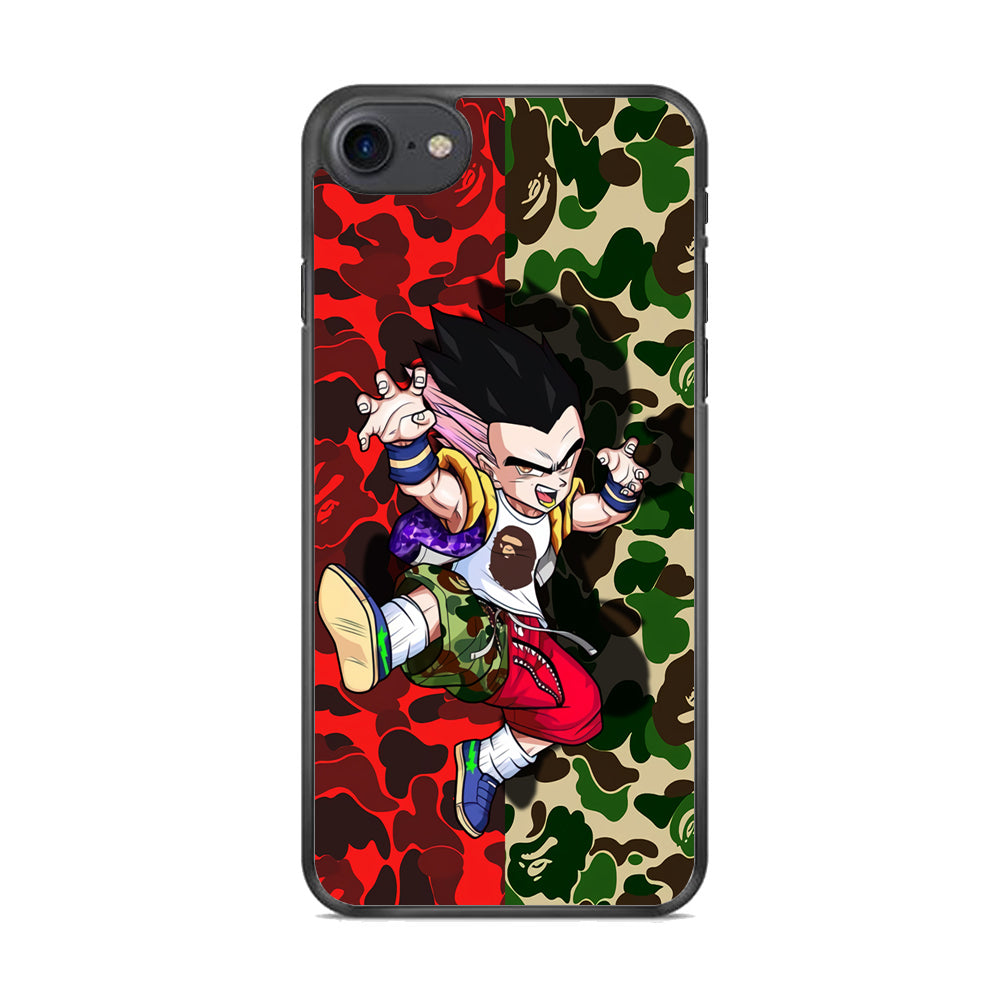 Dragon Ball Red Green Bape Camo iPhone 7 Case - Octracase