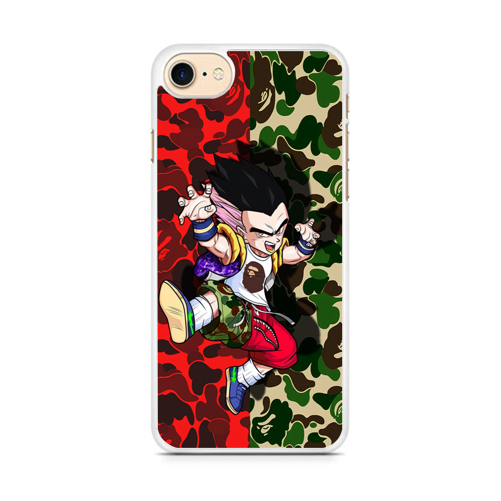 Dragon Ball Red Green Bape Camo  iPhone 8 Case - Octracase