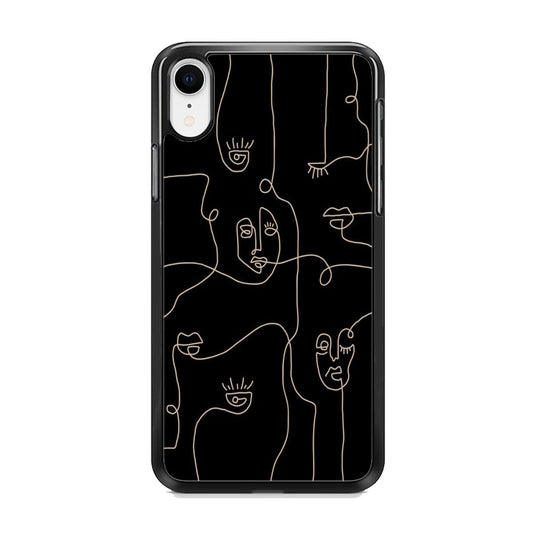 Drawing Ancient Face Art iPhone XR Case - Octracase