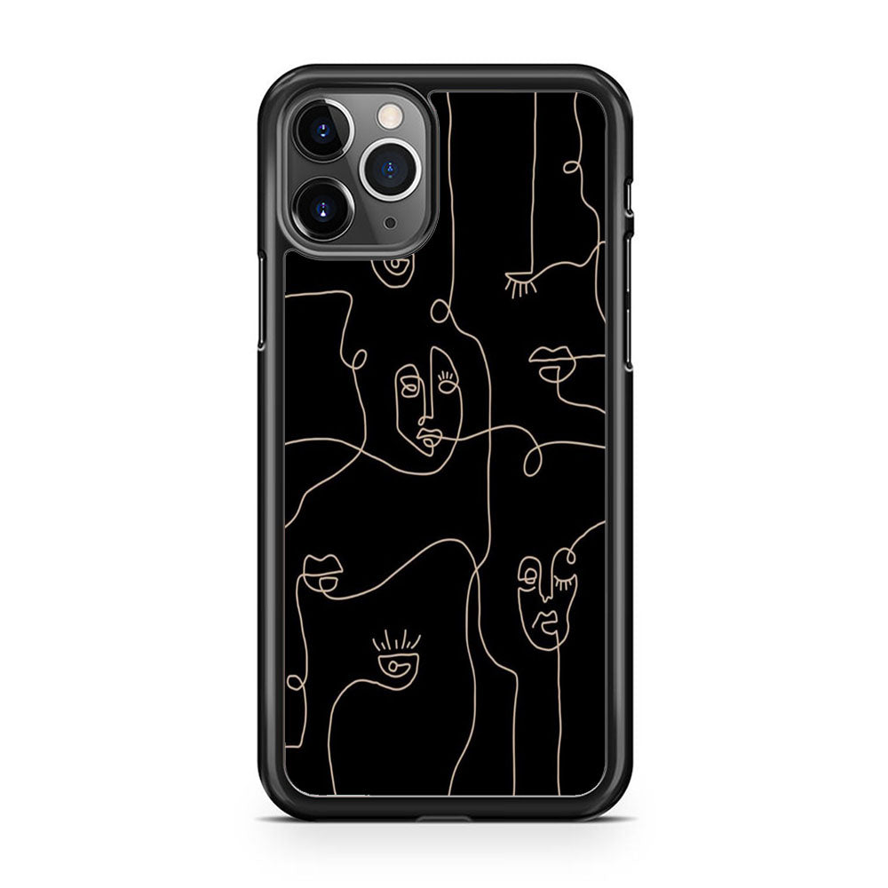 Drawing Ancient Face Art iPhone 11 Pro Max Case - Octracase