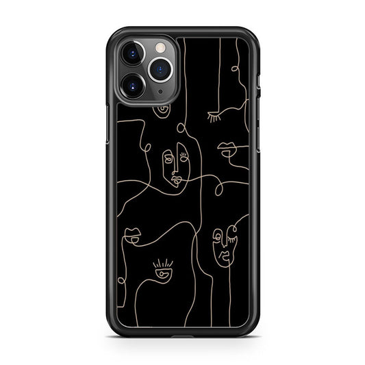 Drawing Ancient Face Art iPhone 11 Pro Case - Octracase