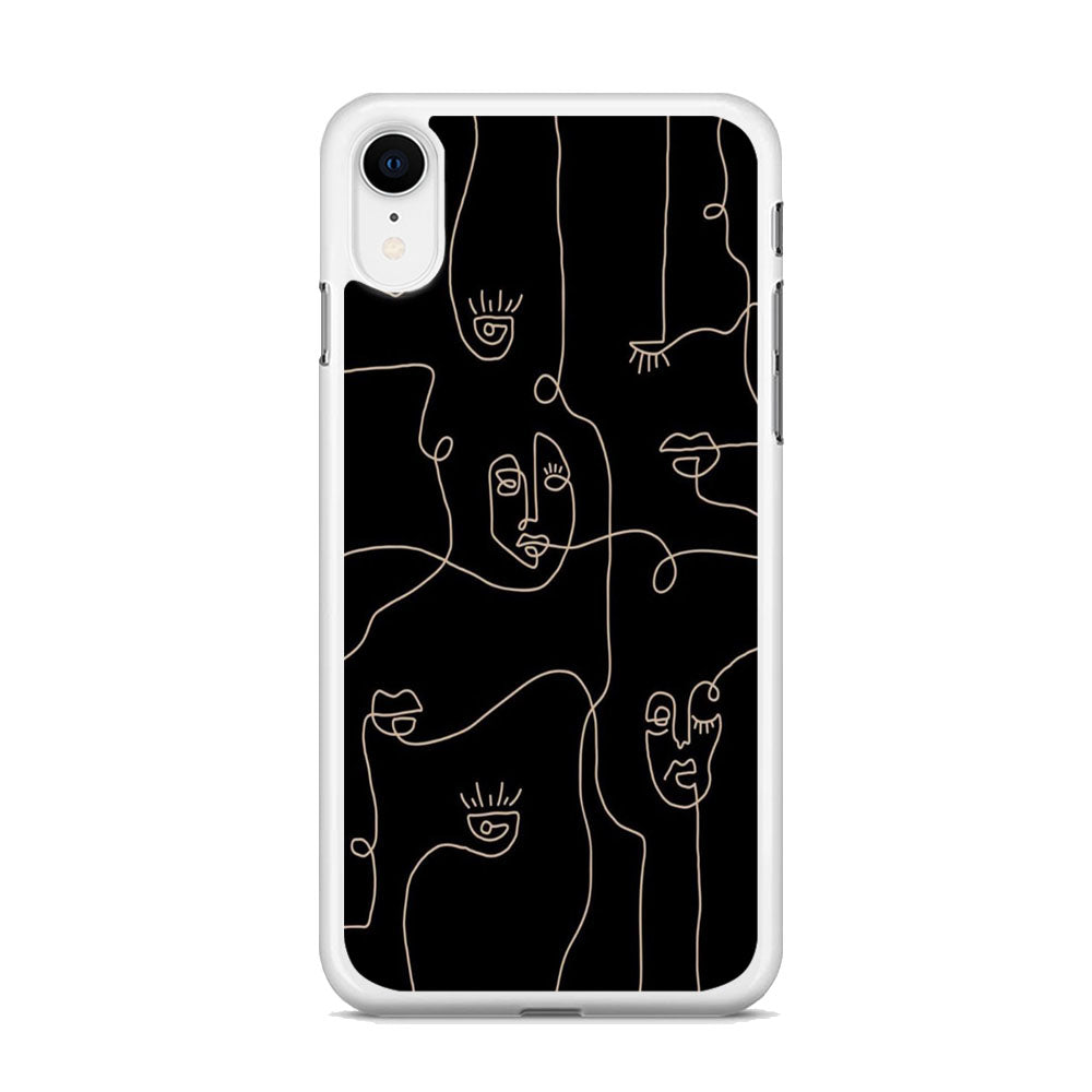 Drawing Ancient Face Art iPhone XR Case - Octracase