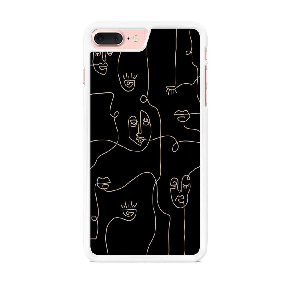 Drawing Ancient Face Art iPhone 8 Plus Case - Octracase