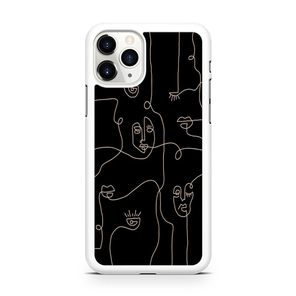 Drawing Ancient Face Art iPhone 11 Pro Case - Octracase