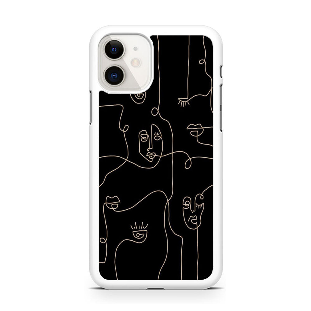 Drawing Ancient Face Art iPhone 11 Case - Octracase