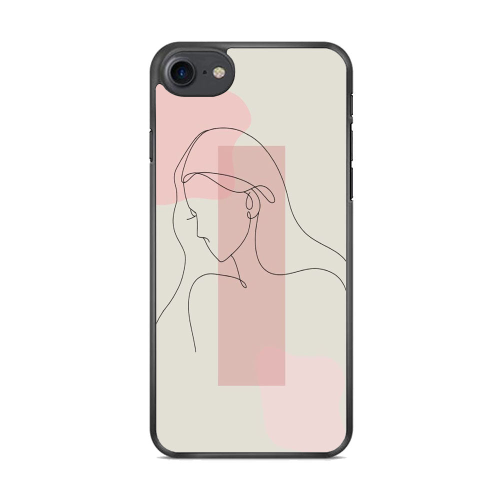 Drawing Girl Art iPhone 7 Case - Octracase