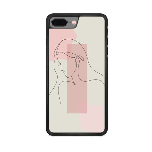 Drawing Girl Art iPhone 7 Plus Case - Octracase