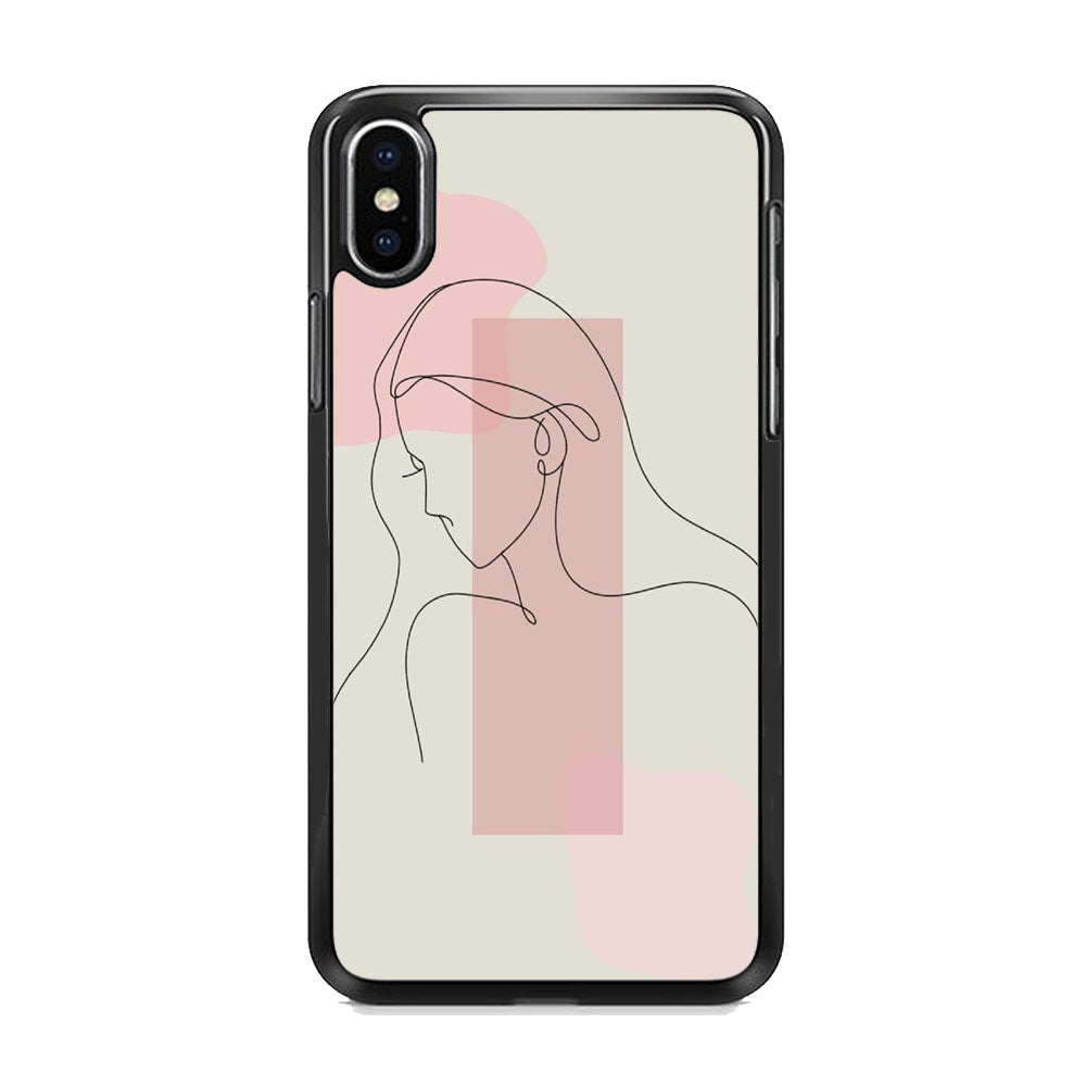 Drawing Girl Art iPhone Xs Case - Octracase