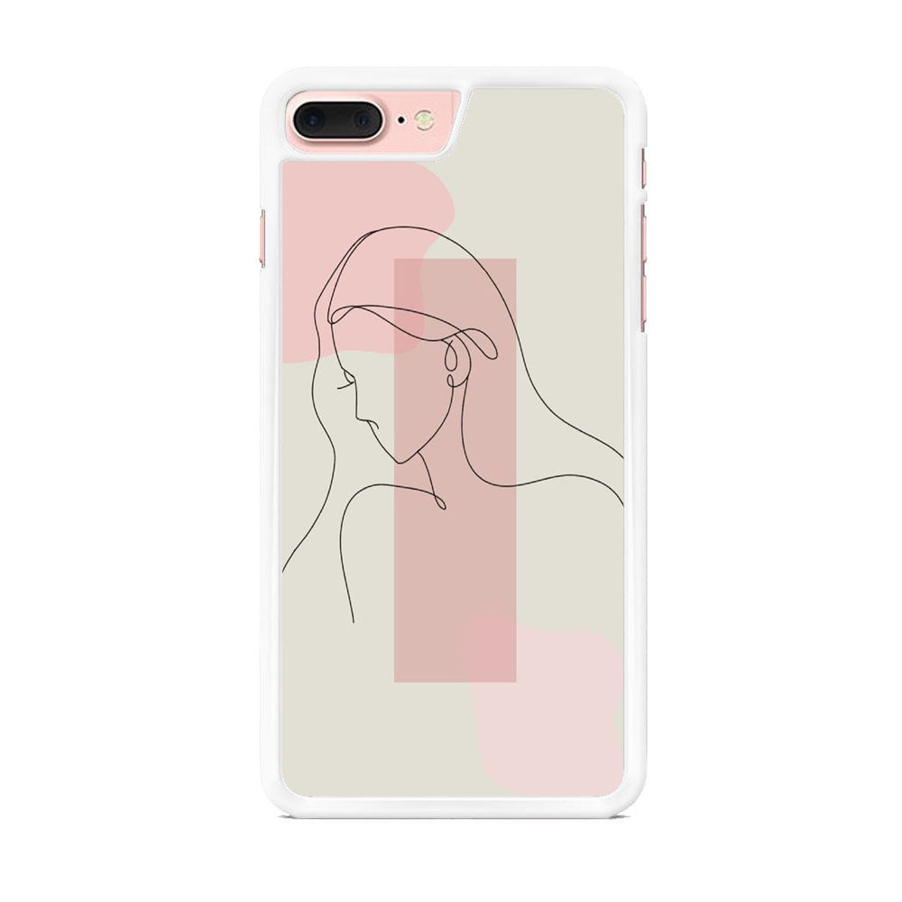 Drawing Girl Art iPhone 8 Plus Case - Octracase