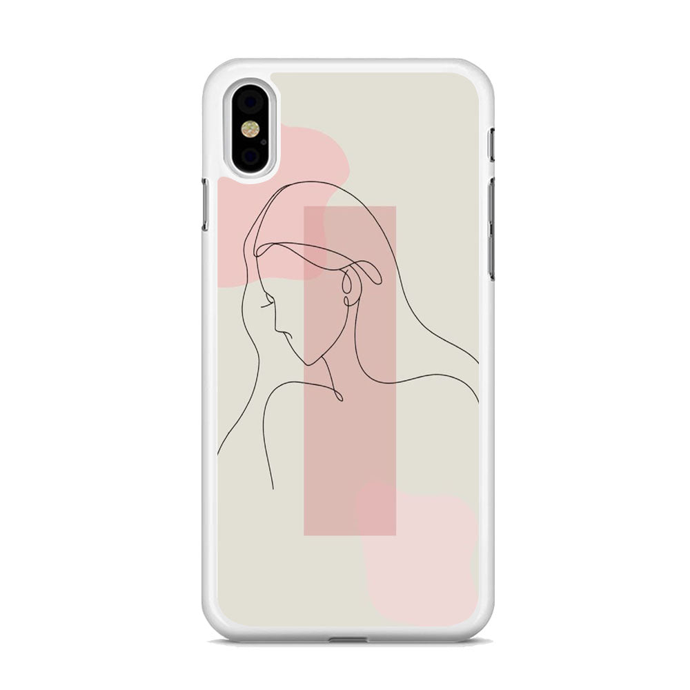 Drawing Girl Art iPhone Xs Max Case - Octracase