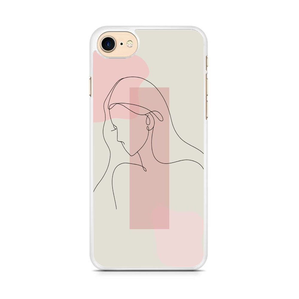 Drawing Girl Art iPhone 7 Case - Octracase