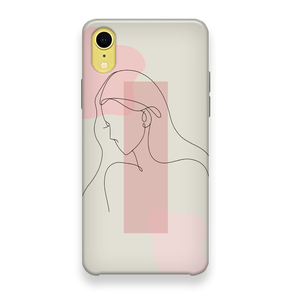 Drawing Girl Art iPhone XR Case - Octracase