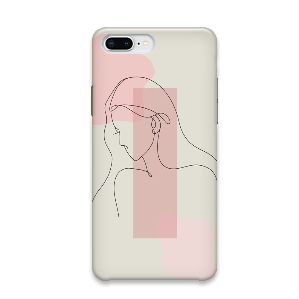 Drawing Girl Art iPhone 8 Plus Case - Octracase