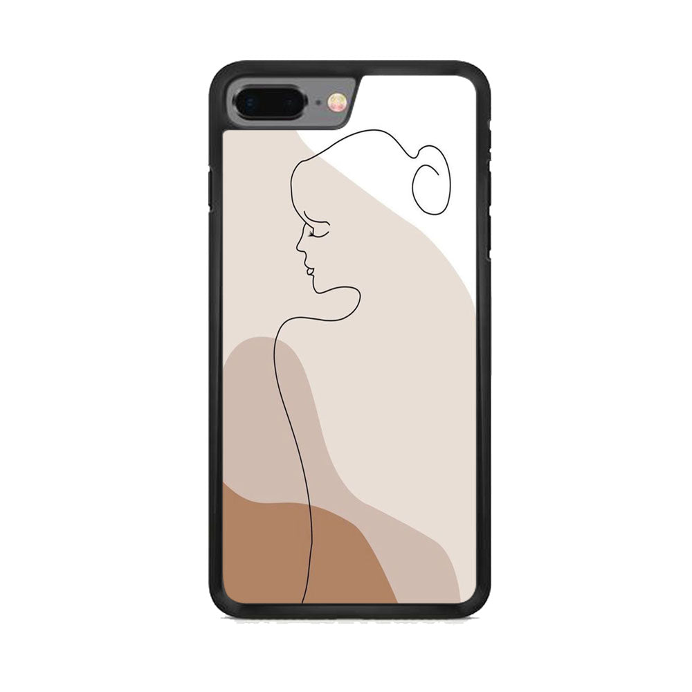 Drawing Girl Body Shape iPhone 7 Plus Case - Octracase