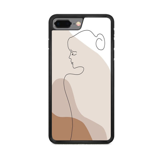 Drawing Girl Body Shape iPhone 8 Plus Case - Octracase