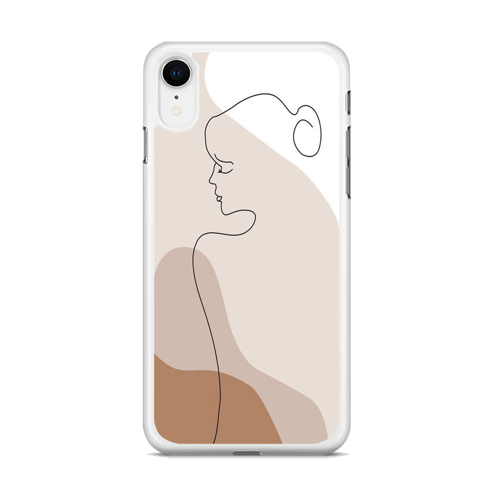 Drawing Girl Body Shape iPhone XR Case - Octracase