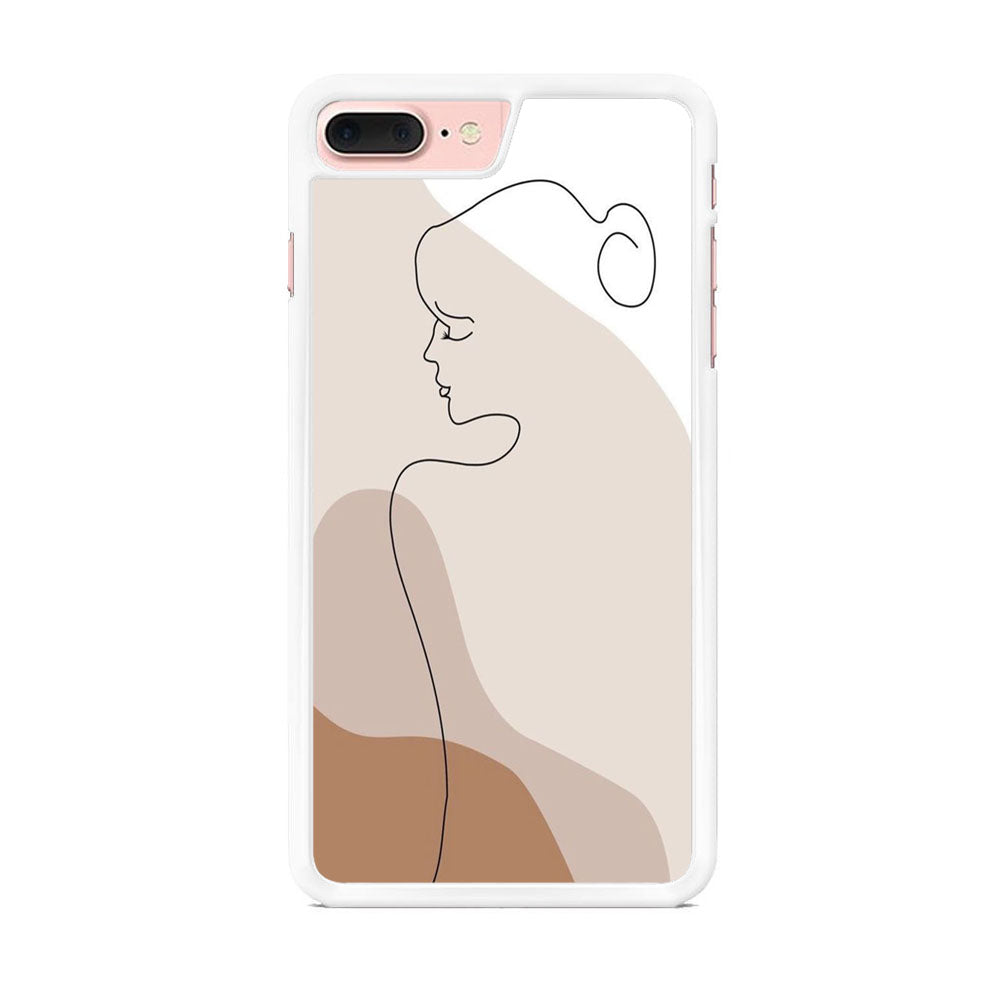 Drawing Girl Body Shape iPhone 7 Plus Case - Octracase