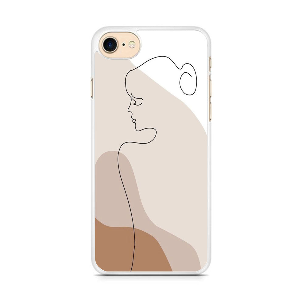 Drawing Girl Body Shape iPhone 8 Case - Octracase